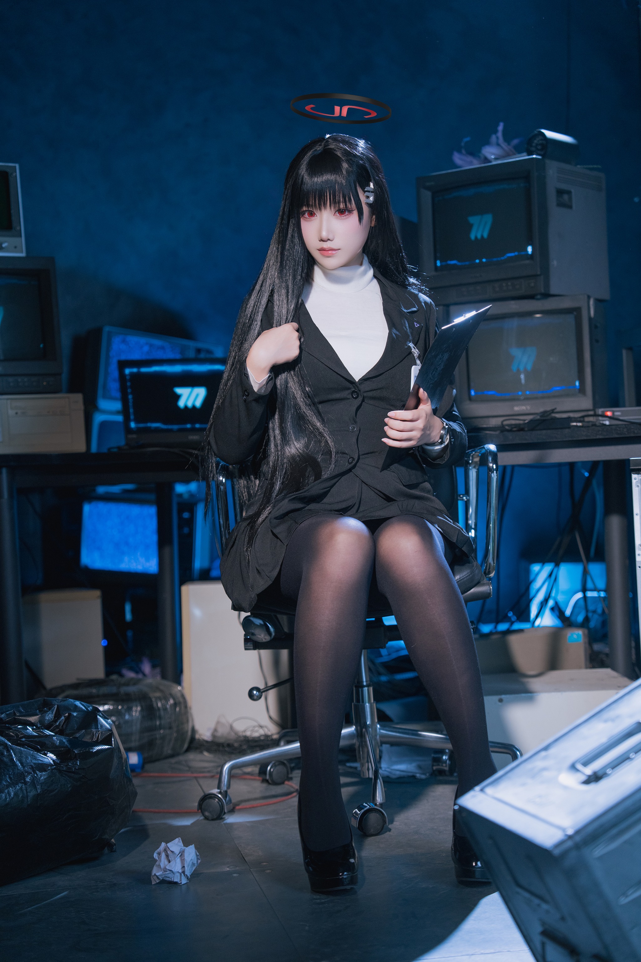 图片[1]-lunananya – NO.033 blue archive 調月リオ [30P]-XikXak